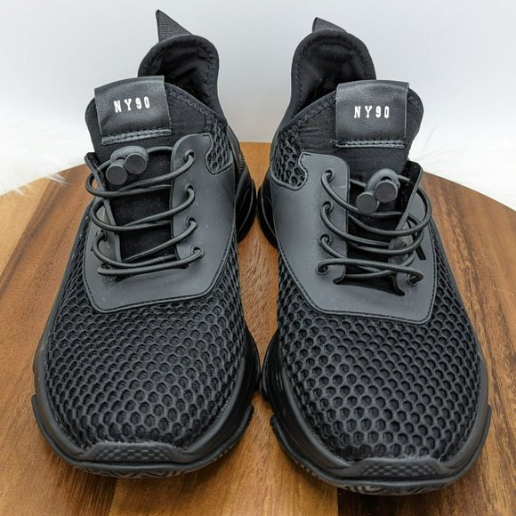 Steve Madden Milo Sneakers 10 M Black Athletic Shoe Running Performance Fashion - Picture 4 of 13